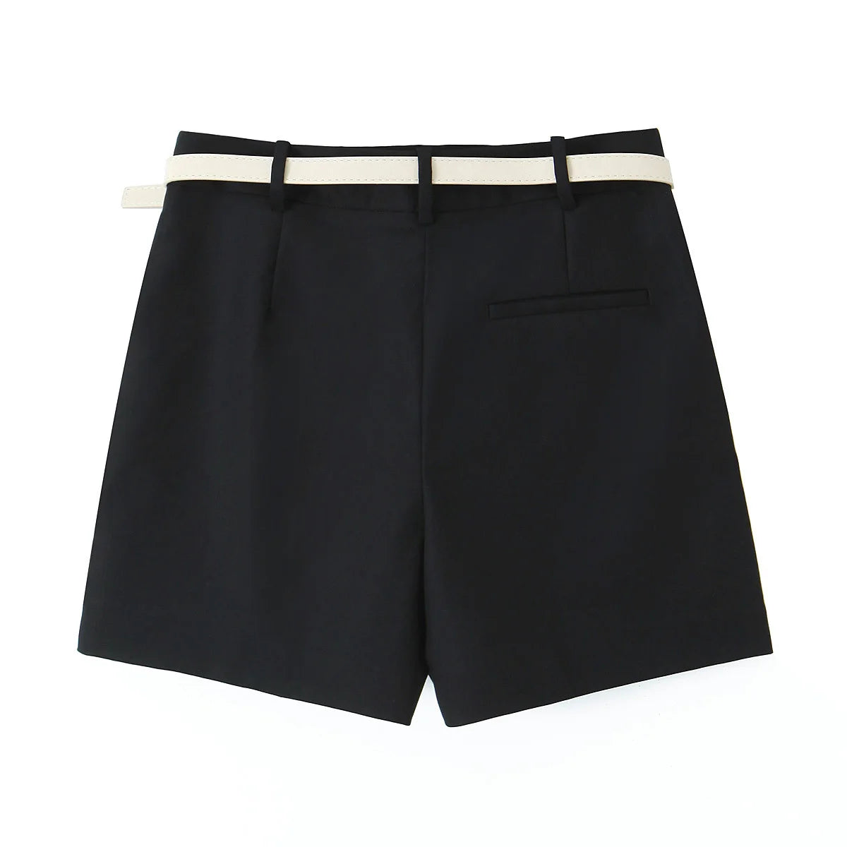 High-Waisted Pleated Amelie Shorts